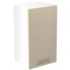Halmar VENTO Wall-mounted Cabinet G-40/72 with Wood Fiber Panel, 40x72x30cm, White / Beige (V-UA-VENTO-G-40/72-BEŻOWY)
