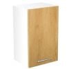 Halmar VENTO Wall-mounted Cabinet G-45/72, Wood Fiber Board, 45x72x30cm, Oak (V-UA-VENTO-G-45/72-D.MIODOWY)