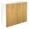 Halmar VENTO Wall-mounted Cabinet G-80/72, Wood Fiber Board, 80x72x30cm, Oak (V-UA-VENTO-G-80/72-D.MIODOWY)