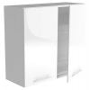 Шкаф для ванной комнаты Halmar VENTO GC-80/72 с деревянной структурой, 80x72x30 см, белый (V-UA-VENTO-GC-80/72-BIAŁY)