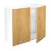 Halmar VENTO Wall-mounted Cabinet GC-80/72, Wood Fiber Board, 80x72x30cm, Oak (V-UA-VENTO-GC-80/72-D.MIODOWY)