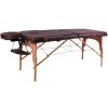 Массажный стол Insportline TAISAGE, 2 секции, дерево, коричневый (9406-2)