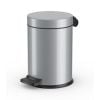 Hailo waste bin Solid S, 4L, 27x18cm, silver (030704160)