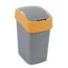 Curver waste bin Flip Bin 25L, 26x34x47cm, silver/yellow (0802171535)