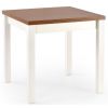 Halmar Gracjan Extendable Table 80x80cm, Brown/White