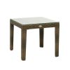 Home4You Wicker Garden Table, 50x50x45cm, Brown (11850)