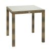 Home4You Wicker Garden Table, 73x73x71cm, Oak (13347)