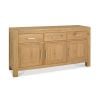 Home4You Turin Chest of Drawers, 160x46.5x82cm, Natural (26914)