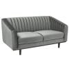 Signal Asprey Unbeatable Sofa, 150x60cm, Grey (ASPREY2VSZ14)