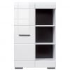 Black Red White Fever Shelf, 80x38x127.5cm, White (S182-REG1D/12/8-BIP/CA)