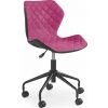 Кресло офисное Halmar Matrix розовое