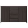 Черно-красно-белый комод Kaspian от Black Red White, 143,5x40,5x92 см, черный (S128-KOM2D4S-WE/WE)
