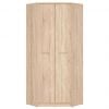 Black Red White Nepo plus Wardrobe, 79.5x79.5x197cm, Oak (S435-SZFN2D-DSO)