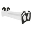 Bērnu Gulta Adrk Bear Black 144x78x58cm, Ar Matraci, Melna (CH-Bea- Blac- 140-E043)