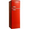 Холодильник Snaige Retro FR27SM-PRR50E с морозильной камерой, красный