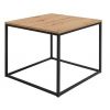 Black Red White Coffee Table 69x69x53cm, Oak (D05034-LAW/69-DDZN)