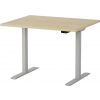 Martin Electric Height Adjustable Desk 100x80cm Grey/Maple (28-0694-01)