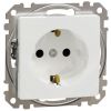 Schneider Electric Sedna Design Socket Outlet 1-gang with Earth, White (SDD111021)