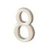 Sparta Adhesive House Number 8, 50x30mm, Matte Nickel (919.002.06.808)