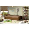 Eltap Paris Sofa Bed 195x90x55cm, Left, Brown (PS_09)