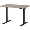 Martin Electric Height Adjustable Desk 100x60cm Black/Walnut (28-0706-73)