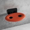 Ravak Ovo P II Shower Seat 41x13x35cm, Orange/Black (B8F0000058)
