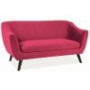 Signal Molly 2 Velvet Non-removable Sofa 160x56x83cm, Red (MOLLY2V59BO)