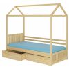 Детская кровать Adrk Rose 208x99x85 см с матрасом, из сосны (CH-Ros-PINEN-208+M-E334)