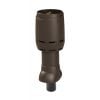 Vilpe Flow Ventilation Outlet with Roof Hood, Insulated, Brown Ø 110/IS/350mm