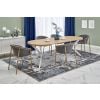 Halmar Peroni Extendable Table 100x100cm, Oak/White