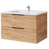 Riva SA 700-6 Sink Cabinet without Sink, Oak (SA 700-6 Gold Craft Oak)