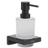 Hansgrohe AddStoris Liquid Soap Dispenser 200ml Glass/Black (41745670)