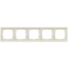 Siemens Delta Style Surface Mounting Frame 5-gang, White (5TG1325-1)