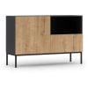 Eltap Lanzzi Chest of Drawers, 40x120x80cm, Oak (SF-LAN-A-KOM120)