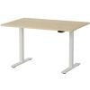 Martin Electric Height Adjustable Desk 120x80cm White/Maple (28-0703-01)