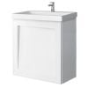 Riva SA 50F Sink Cabinet without Sink, Matte White (SA 50F White Matte)