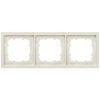 Siemens Delta Style Flush-mounted Frame 3-gang, White (5TG1323)