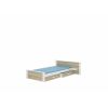 Adrk Aldex Shelf Children's Bed 190x139x72cm, Without Mattress, White/Sonoma (CH-Alde-Sh-W+S-190-E1964)