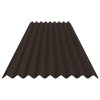 Gofrēta bitumena loksne Gutta Guttapral K9, 2000x850x2.6mm, brūna