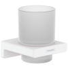 Glāze Hansgrohe AddStoris Q Ar Turētāju, Balts (41749700)
