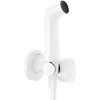 Bidē Maisītājs Hansgrohe Bidette 1jet S EcoSmart Iebūvējams, Ar Vadu 1250 Mm Un Turētāju, Balts (29232700)