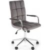 Кресло офисное Halmar Gonzo 4 серого цвета