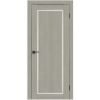 Комплект ламинированных дверей Astrid - коробка, замок, 2 петли, серый дубовый ПВХ, 2040x650 мм