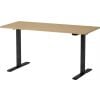 Martin Electric Height Adjustable Desk 140x60cm Black/Walnut (28-0708-19)