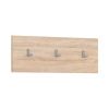 Black Red White Wall-Mounted Clothes Hanger Nepo Plus 1.5x70x25cm, Oak (S435-WIE/70-DSO)