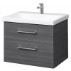 Riva SA 63-8A Sink Cabinet, Grey (SA 63-8A Rigoletto Anthracite) not available