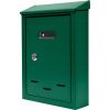 Trimax Steel Mailbox, 28.5x20x6cm, Green (692284)