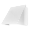 Metāla nosegs Europlast LNM1515, 153x153mm, Balta