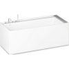 Paa Infinity 79.5x179.5cm Bath Silstone White (VAINFS/00)