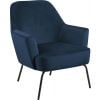 Home4You Melissa Relaxing Chair Blue